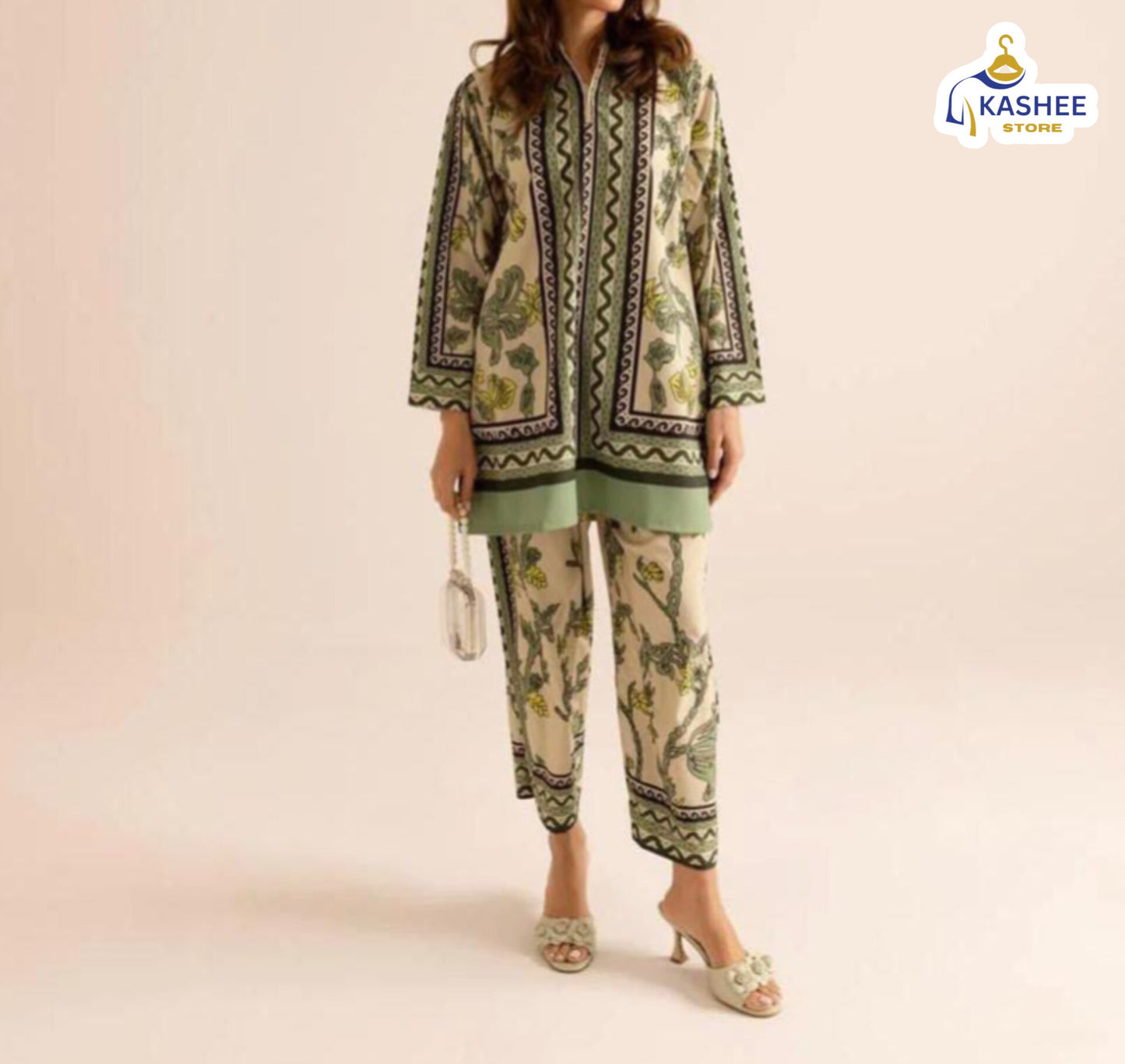4. "COD Set 2Pc | Swiss Silk Digital Print Suit"