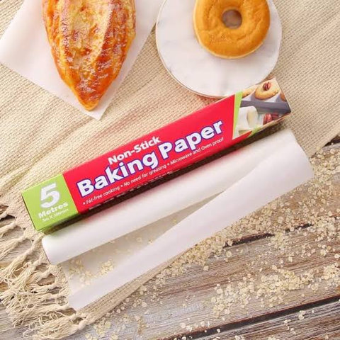 Non-Stick Baking Paper Roll 30x500cm – Heat-Resistant & Greaseproof for Oven Use