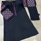 Airline Jabla Sleeve Embroidered 2Pc Linen Outfit"