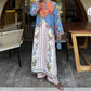2Pc Swiss Lawn Outfit | Shirt & Bell Bottom Trouser