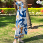 Trendy Digital Printed 2Pc Set – Long Shirt & Bell Bottom Trouser