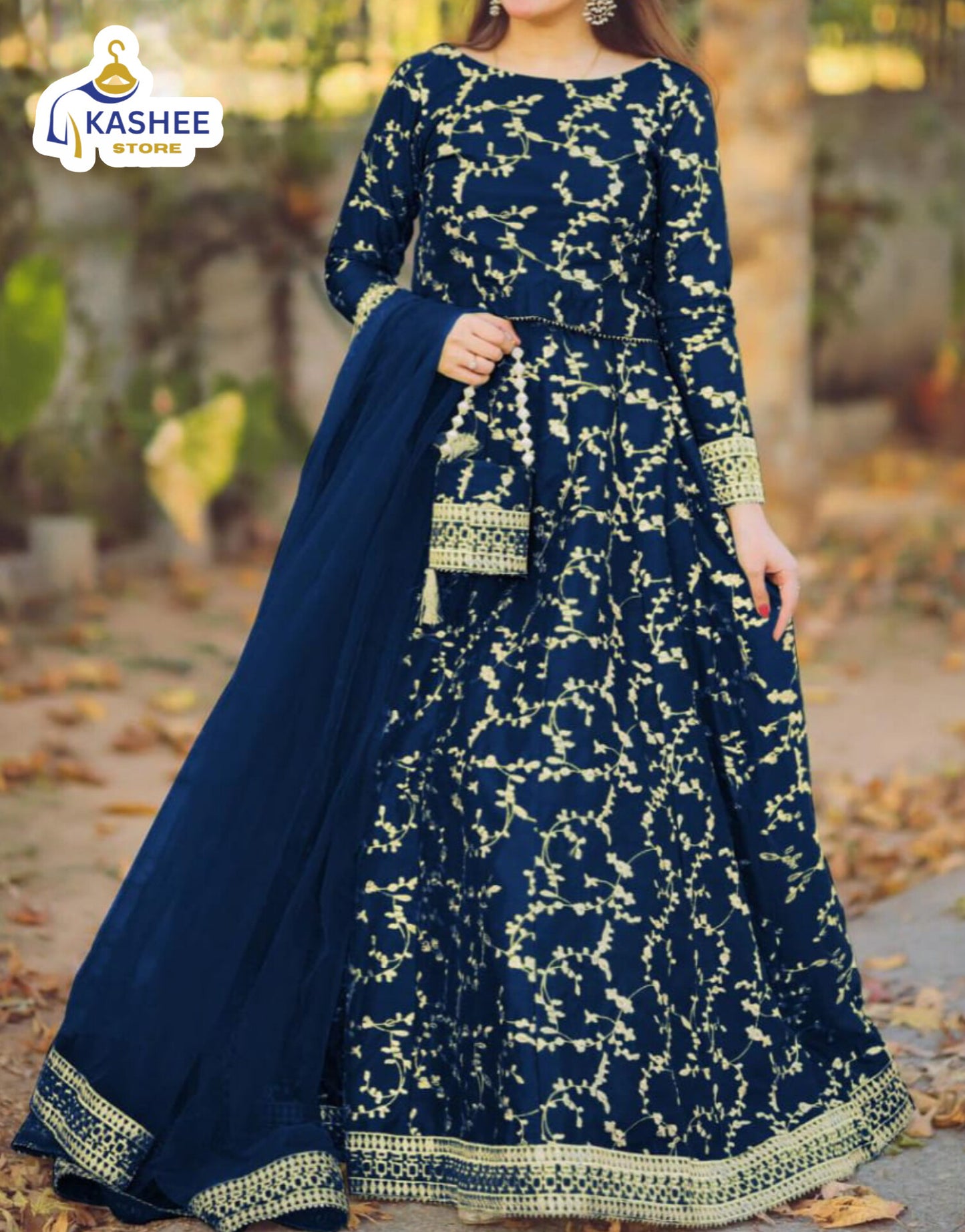 "Embroidered Potli Dress | 4Pc Festive Collection"