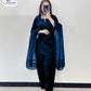 V-Neck Silk Farshi 3Pc