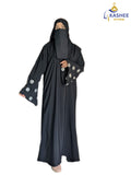Embroidered Daisy Abaya
