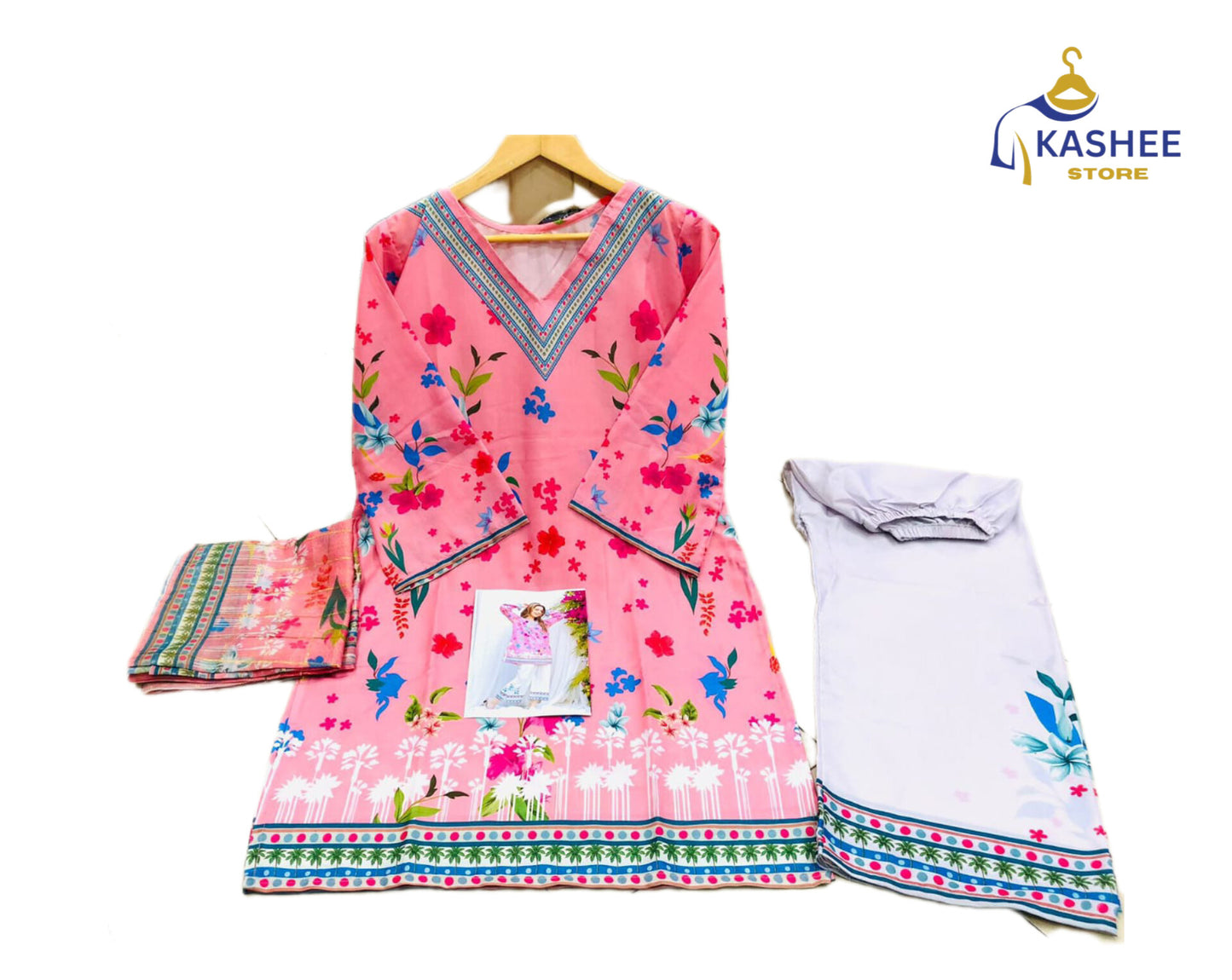 Premium Swiss Lawn 3Pc Outfit
