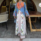 2Pc Swiss Lawn Outfit | Shirt & Bell Bottom Trouser