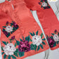 Digital Floral Silk Cord Set – 2Pc"