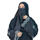 Floral Sleeve Embroidered Abaya "