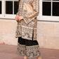 Digital printed shirt & bell bottom