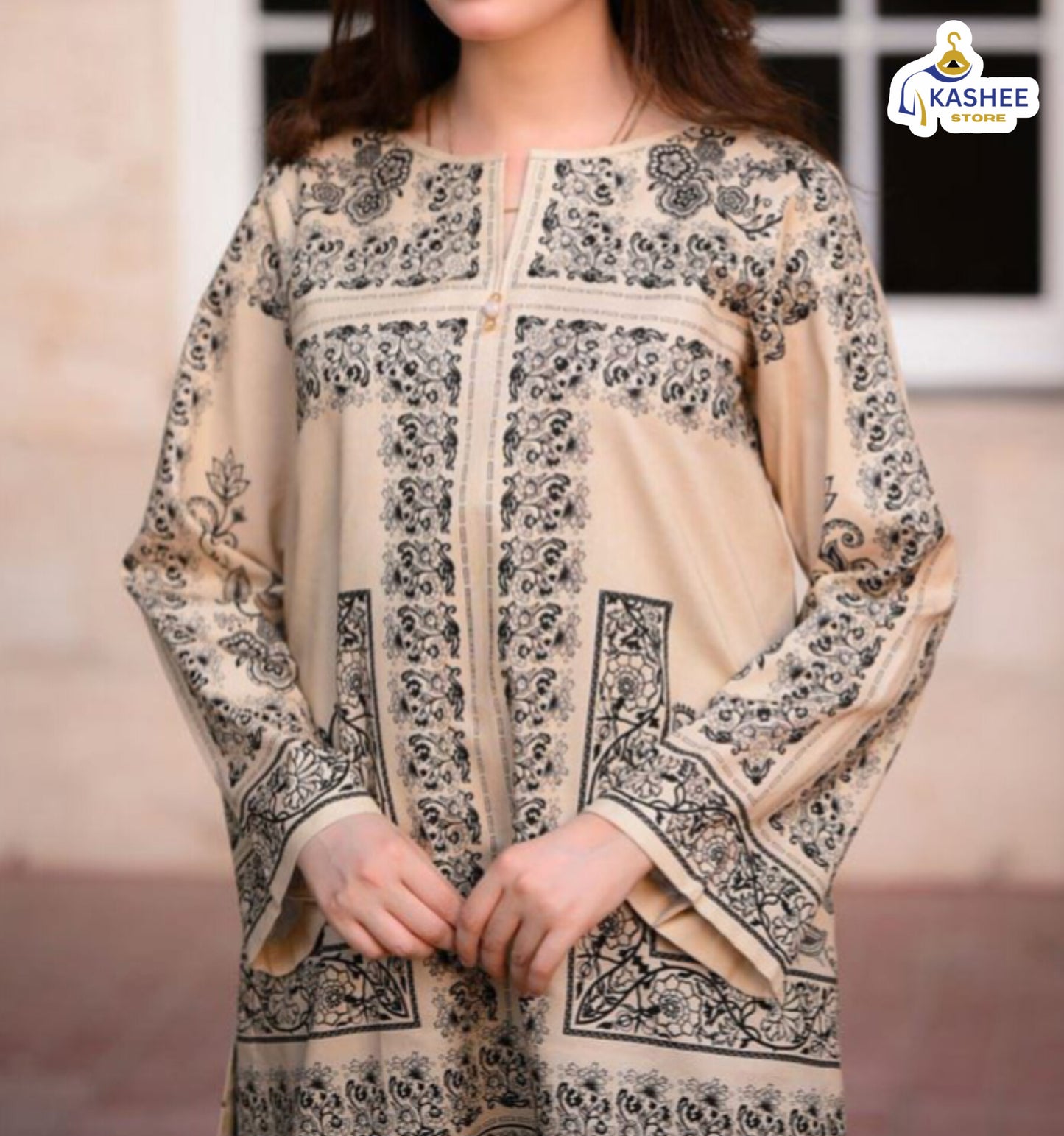 Digital printed shirt & bell bottom