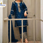 Shamose Silk 3Pc | Sequin Shirt, Trouser & Dupatta