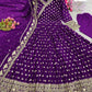 Luxury Angrakha Style Embroidered Maxi | 3Pc Chiffon Suit
