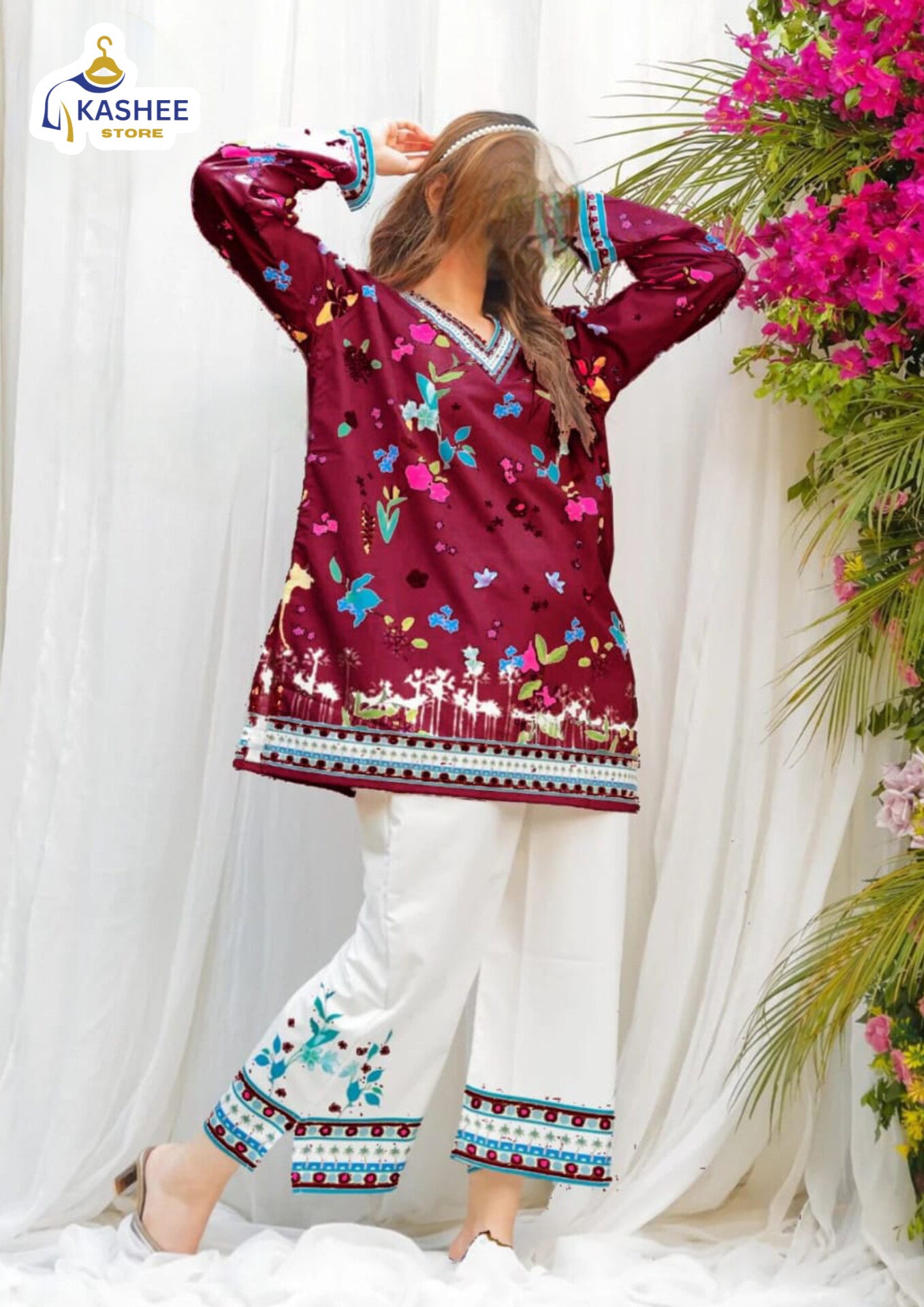 Premium Swiss Lawn 3Pc Outfit